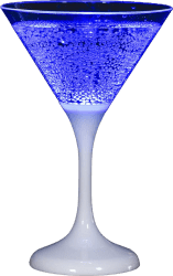 Unison Luminous Cocktail glass 22 cl - Incl. battery