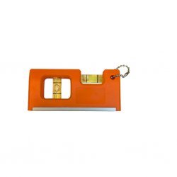 Spirit level with magnet for caravan and motorhome.